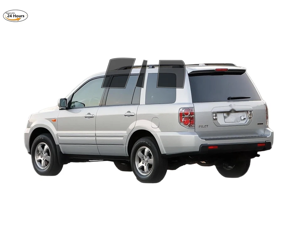 Kit de película de tinte de ventana de 2 capas precortada personalizada computarizada para Honda Pilot 2003-2008 Foto 3 de 4