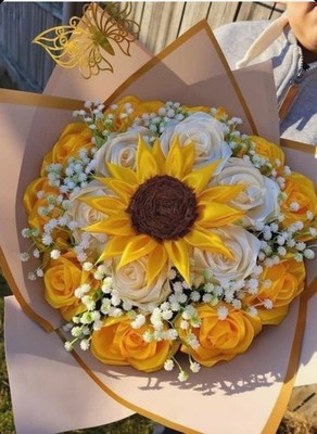 Sunflower And Roses - Eternal Flowers￼
