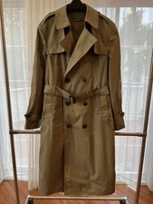 Defense Logistics Agency Valor Collection 42 Long All Weather Trench coat EUC