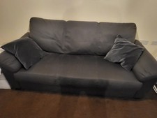 IKEA Knislinge 3 Seater Sofa Blue (Qty 2). £150 each. Very Good Condition.