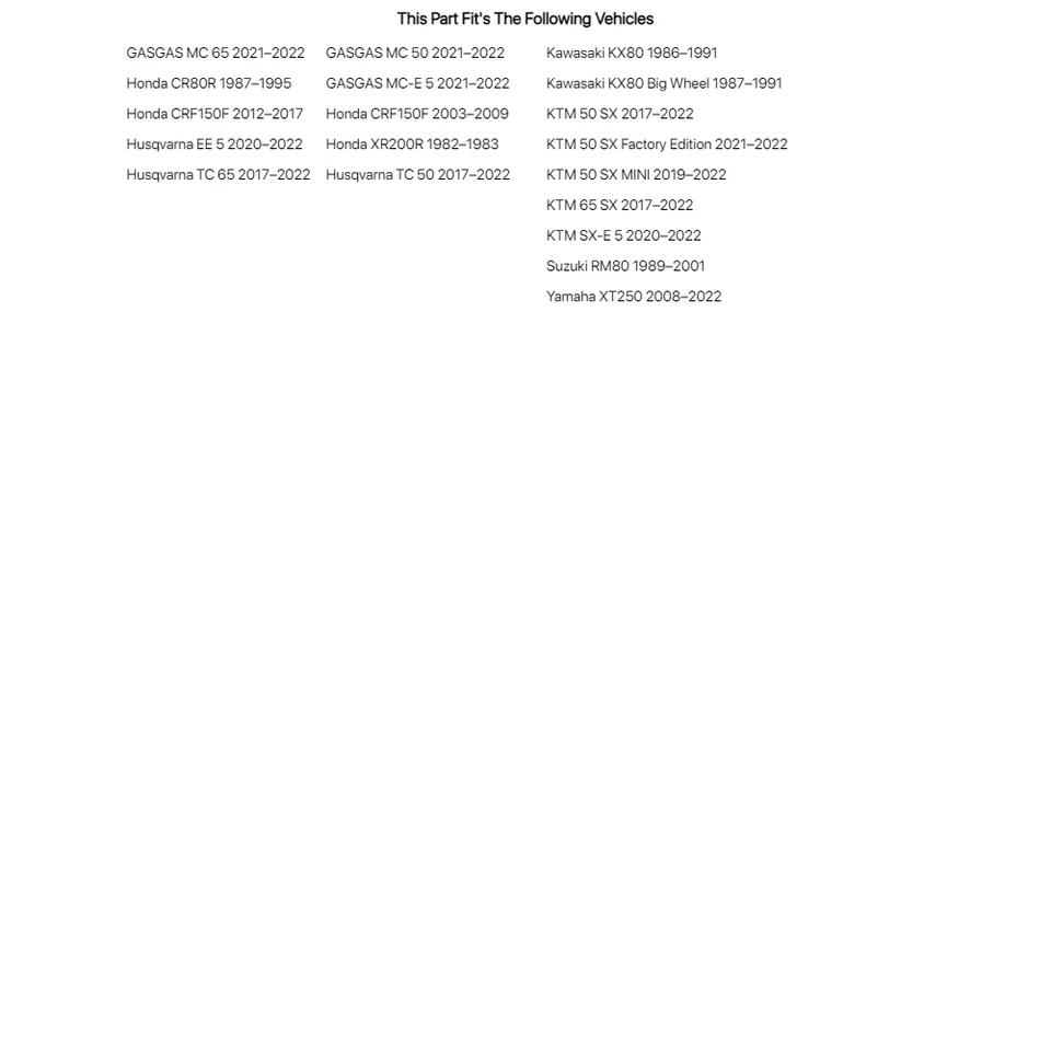 Controlador de sello de horquilla Race Tech 35 mm para Honda CR80R 1987-1995 Foto 4 de 4