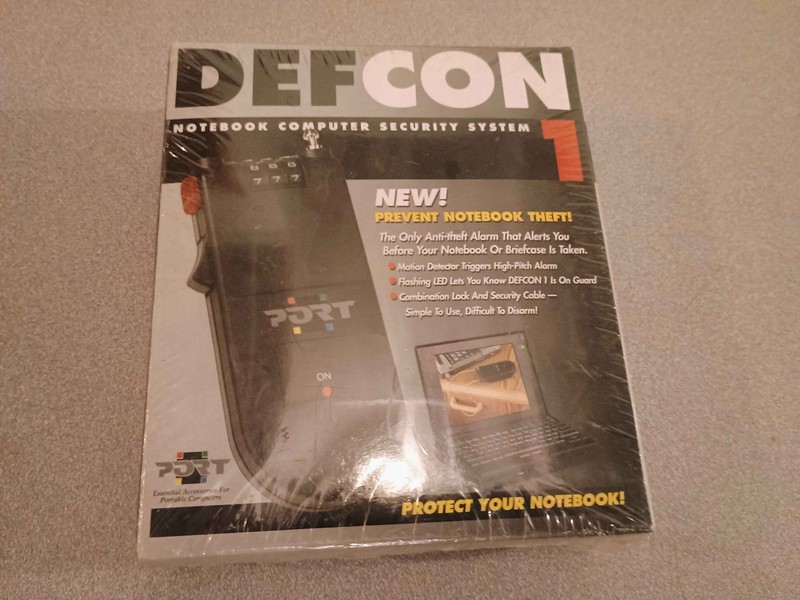 VINTAGE TARGUS DEFCON NOTEBOOK COMPUTER SECURITY SYSTEM NIB Unopened oddware