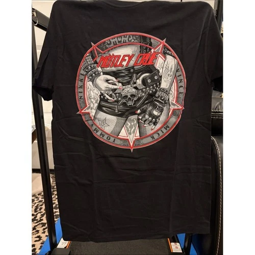 Motley Crue Black Graphic Band T-Shirt - product listing photo