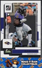 Gus Edwards 2022 Donruss #191 Baltimore Ravens