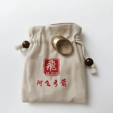 AF Traditional Archery, Protective Equipment, Slope Shaped Copper Pulling Finger