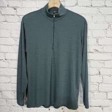 Vintage Patagonia Capilene 1/4 Zip Mens Size XL 1995 USA Made Green Base Layer
