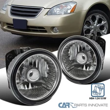 Fit 02-04 Altima 03-05 Murano Clear Fog Lamps Driving Lights Kit+Switch