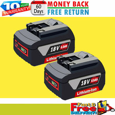 2X 18V Li-Ion Battery BAT620 BAT609 Professional GBA 6.0Ah For Bosch