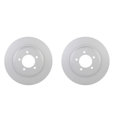 Bosch QuietCast Pair Set of Front Disc Brake Rotors for Explorer Mountaineer
