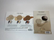 Laura Mercier Translucent Honey Medium Loose Setting Powder Sample Card 3 Shades