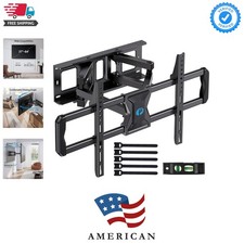Full-Motion TV Wall Mount for Most 37–84 Inch TVs up to 100 lbs, Wall Mount T...