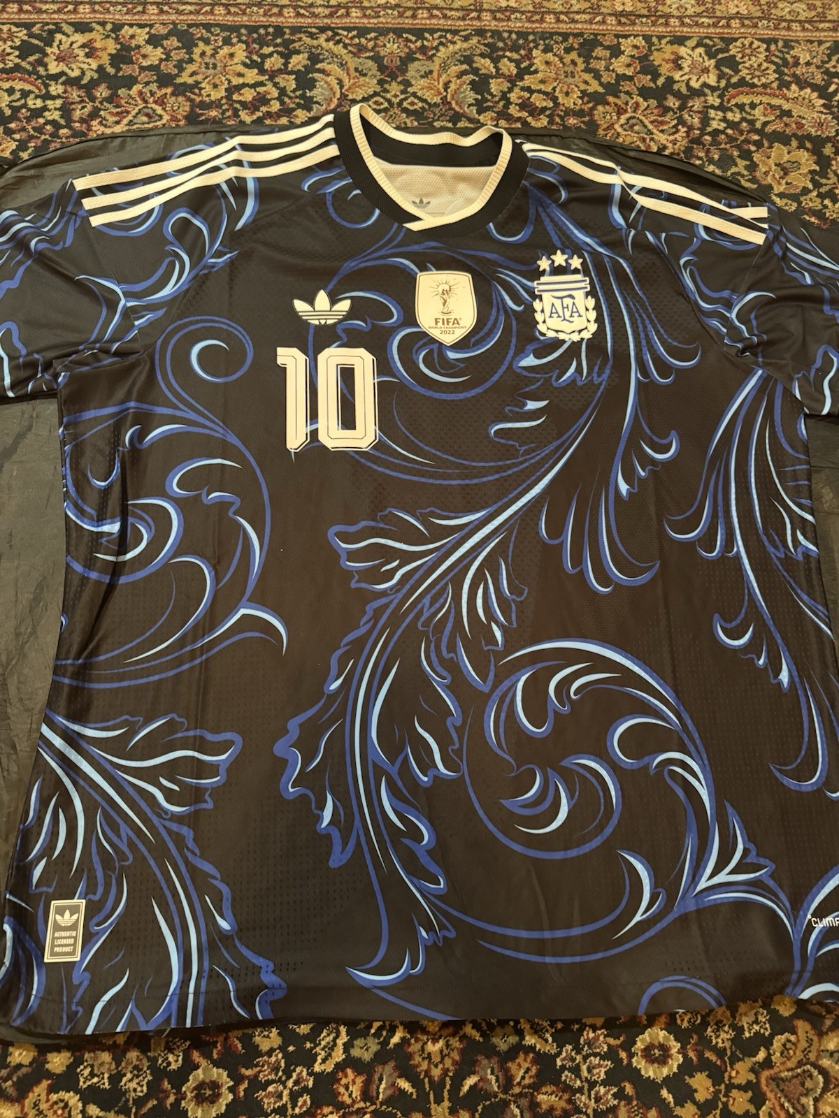 Adidas Argentina 2026 Away Messi Authentic Jersey Black KH3935 Size 2XL New