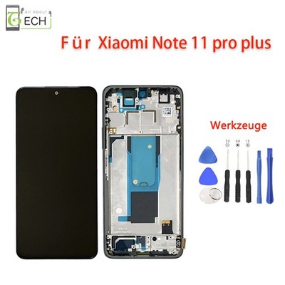 Für Xiaomi Redmi Note 11 Pro Plus / +5G  LCD Display mit Rahmen Touchscreen