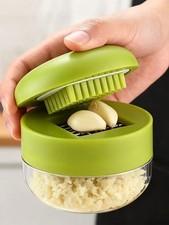 Manual Garlic Press Grinder Crusher Mincer Kitchen Tool Garlic Chopper Slicer Po