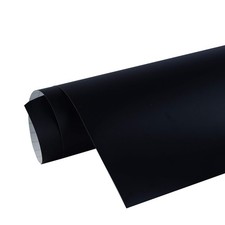 Matte Black Repositionable Adhesive-Backed Vinyl for Craft Cutters 24'' X 10 Ft