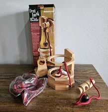 Dont Break the Bottle Adult Challenge Corkscrew Edition Wooden Puzzle No Wine