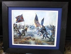 Civil War LG CUSTOM Framed Matted Print THE HIGH WATER MARK Gettysburg BATTLE