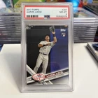 Topps 2017 Topps Aaron Judge #287 Yankees Fielding RC PSA 8 Graded Card