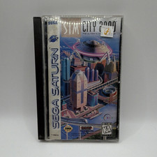 SEGA SimCity 2000 Sega Saturn Simulation w/ Manual KA NTSC-U/C 1995