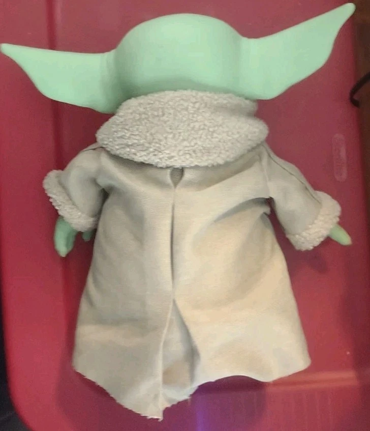 Mattel Star Wars мандалорский ребенок Baby Yoda Grogu плюшевая игрушка кукла 11» высотой - Изображение 2 из 2