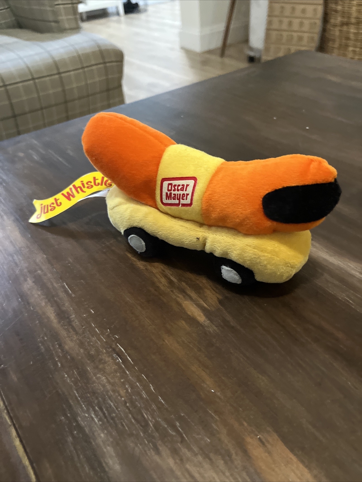 Oscar Mayer Weiner Mobile Car Bean Bag Plush Stuffed Toy w / tags