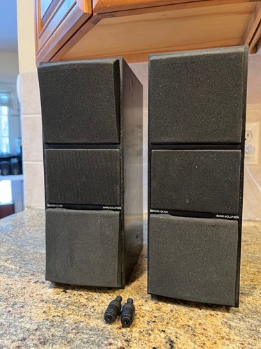 Bang & Olufsen Beovox B&O CX100 Bookshelf Speakers Re-foamed w/ Din Connectors