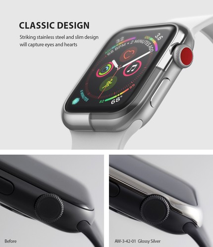 For Apple Watch Series 3 / 2 / 1 Case (38mm, 42mm) | Ringke Bezel Styling Cover - Picture 123 of 228