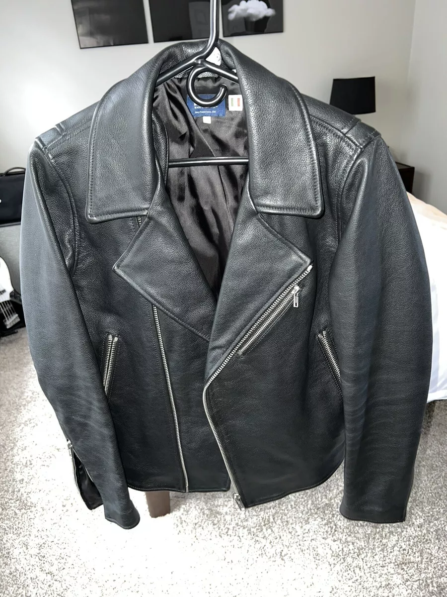 Levi's Made & Crafted Black Leather Jacket Size 1 Small / XS Made 