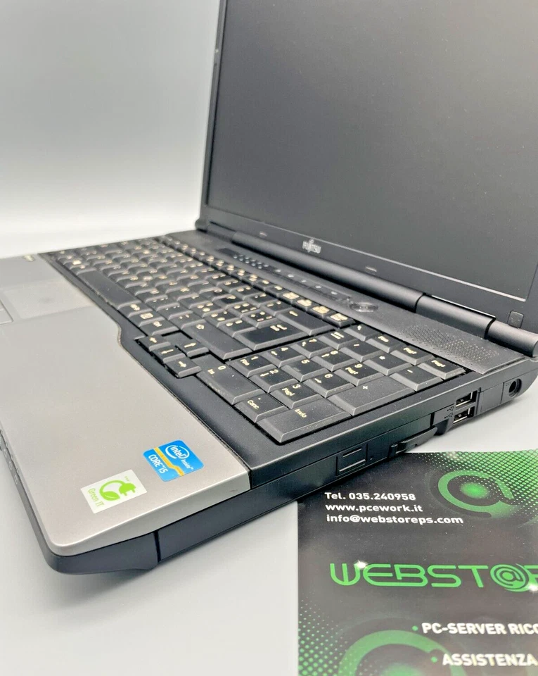 FUJITSU NOTEBOOK E752 i5-3230M 4GB RAM 128GB SSD 15,6" HD WINDOWS 10 GARANZIA - Immagine 3 di 4