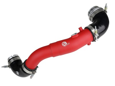aFe Power BladeRunner Hot Side Intercooler Charge Pipe-Red; 46-20398-R