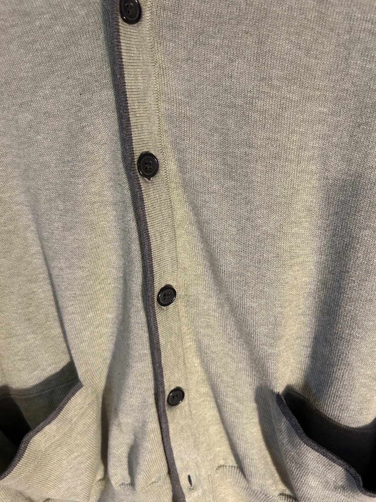 John Bartlett Consensus Gray Cardigan Sweater Men… - image 12