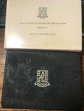 1973 British Virgin Islands 6 Coin Proof Set Silver Dollar Franklin Mint #20241