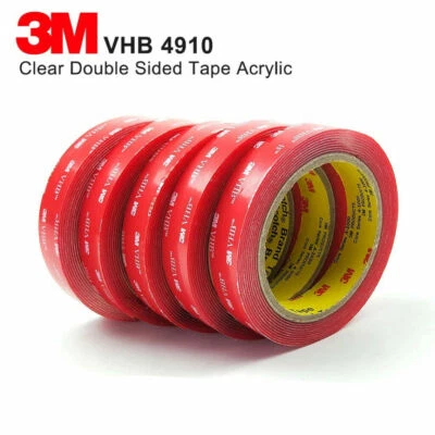 CLEAR 3M VHB™ DOUBLE SIDED Self Adhesive Sticky TAPE Acrylic Mounting Foam, 4910