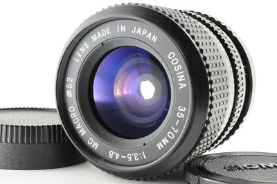 Excellent+++] Cosina 35-70mm f/3.5-4.8 MC Macro MF Zoom Lens For