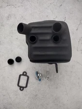 Dual port ( piped ) muffler for Stihl MS361 MS341 ZERO BAFFLING