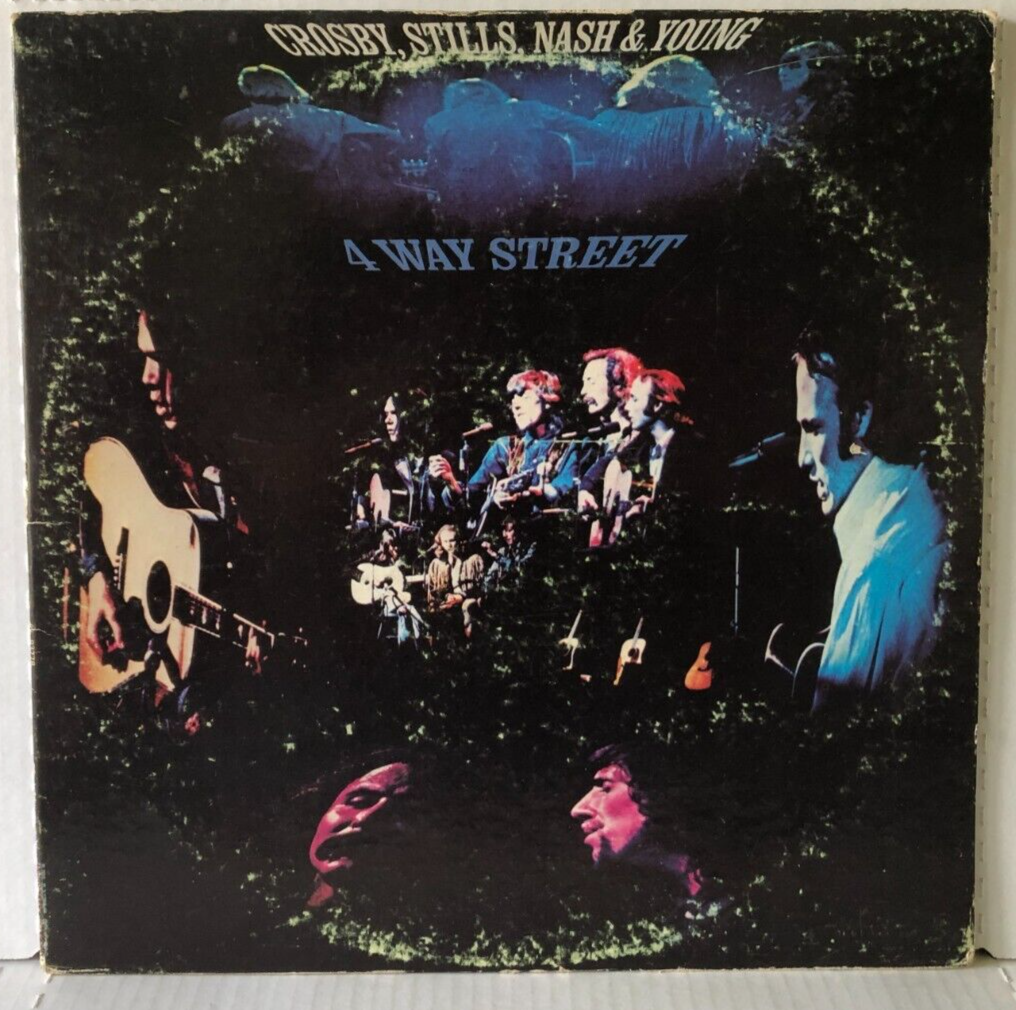 Crosby Stills Nash & Young 4 WAY STREET 1971 Atlantic 2LP Capitol