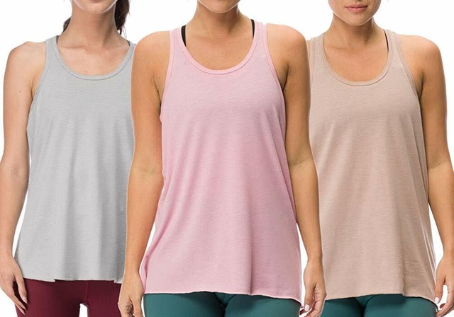 plus size flowy racerback tank