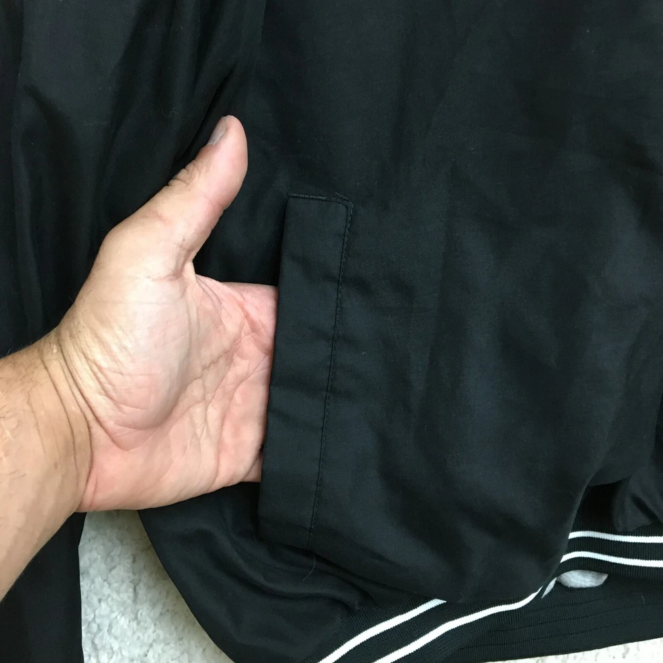 Jaqueta Vintage Reebok Philadelphia Phillies 2XL Masculina Preta Decote V 1996 All Star - Imagem 3 de 4