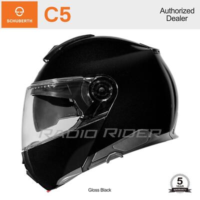 NEW Schuberth C5 Motorcycle Flip-Up Helmet | Gloss Black | 2XL | Free Shipping
