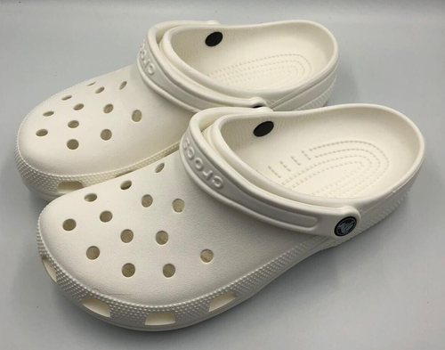 CROCS CLASSIC WHITE UNISEX WOMEN 11 MEN 9
