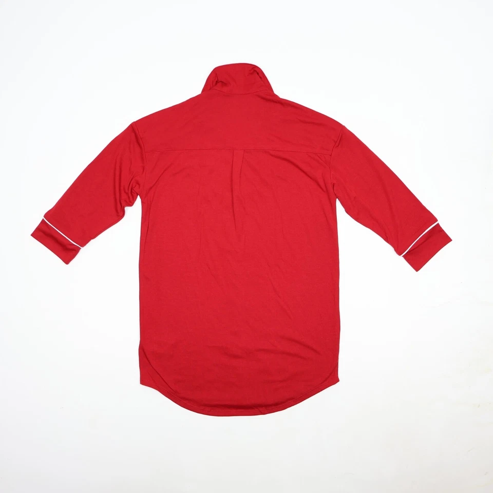 Gap Kids Sleep Pajama Top Notch Collar Red Flame Resistant Size 6 - Image 2 of 4