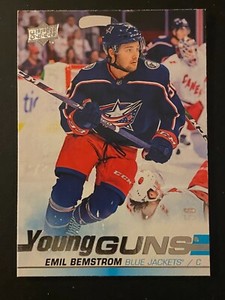 Emil Bemstrom 2019-20 Upper Deck Series 2 Young Guns #455 Columbus Blue Jackets