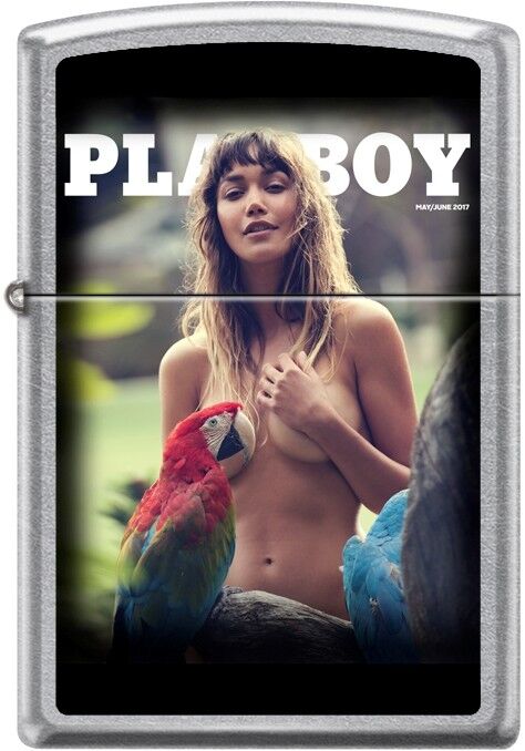 Zippo Playboy May 2017 Cover Street Chrome Windproof Lighter NEW RARE. Available Now for 20.13