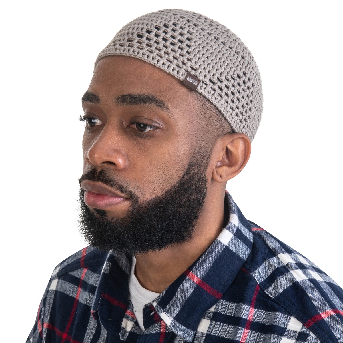 Cappellino Kufi A Maglia Triangolo – Fatto A Mano In Bambù E Cotone – Traspirante E Morbido – Candid Signature