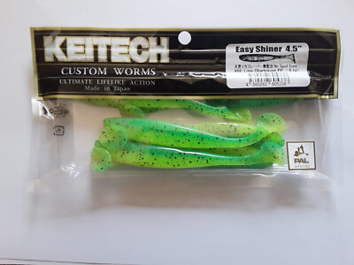 Keitech Easy Shiner 4.5'' 468 Lime Chartreuse PP Colour