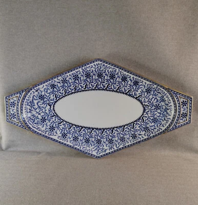 ORIGINAL GRAND PLATEAU PLAT EN PORCELAINE DE MINTON ENGLAND LONG 52,5 CM - Photo 1/4