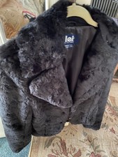 L.e.i. Ladies Size Medium Short Black Jacket/57% Acrylic/43% Polyester