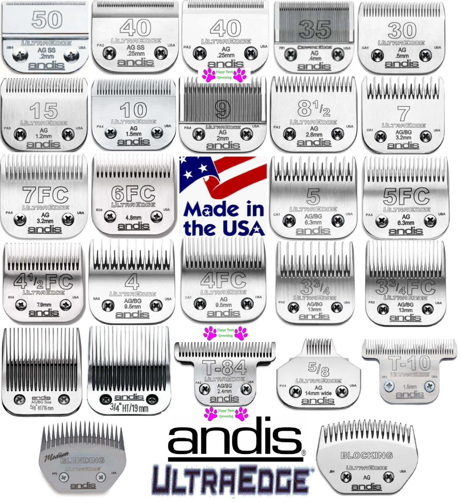 ANDIS UltraEdge Pet Grooming Blade*Fit Many Oster,Wahl,Laube AG/BG/A5 Clippers
Opens in a new window