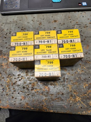 (Lot of 7) NEW Allen Bradley 700-N1 Series A LH Left Auxiliary Contact