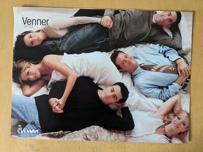 FRIENDS Jennifer Aniston MATTHEW PERRY Cox LeBlanc Danish 1 Page Clipping U903